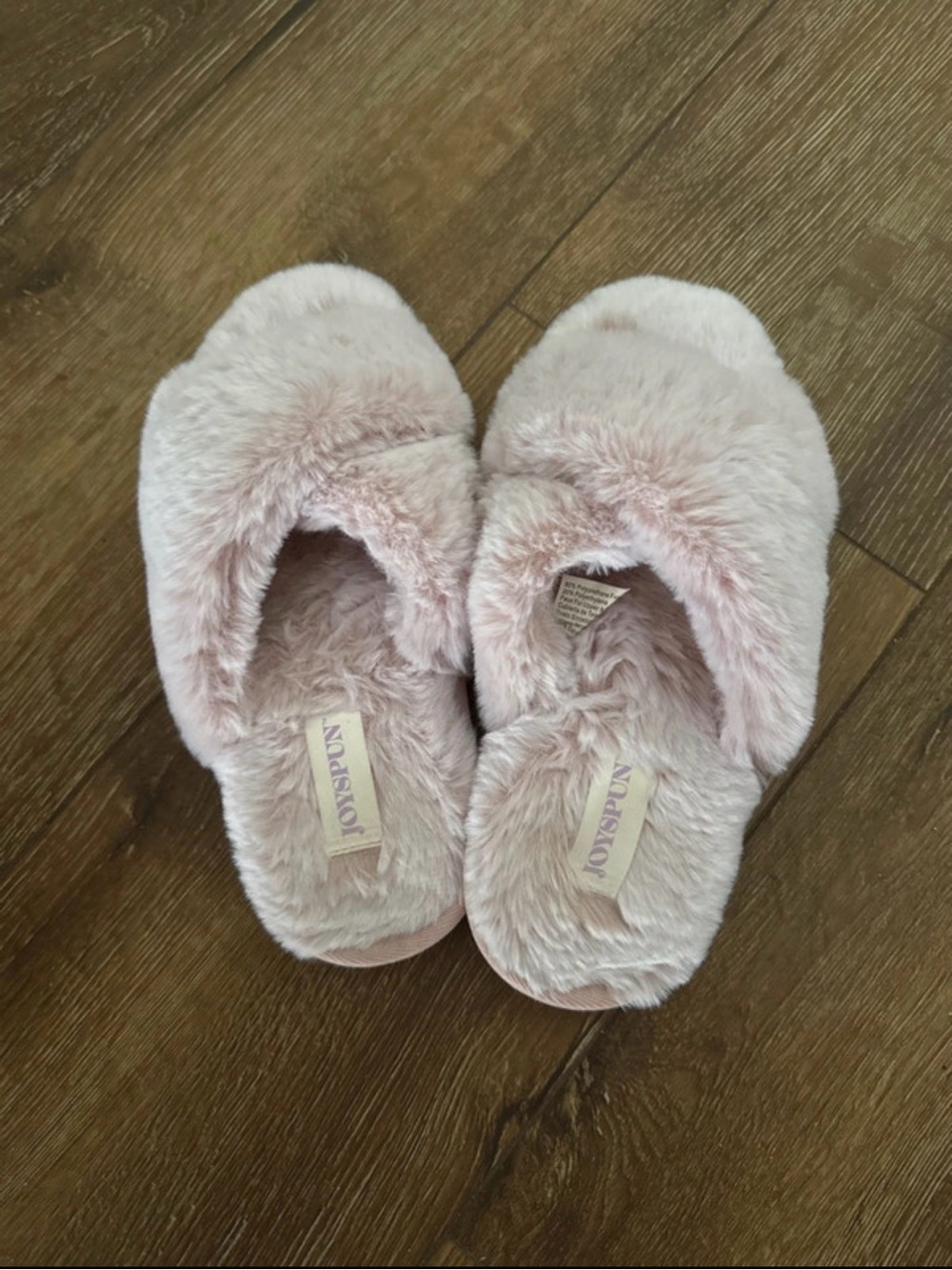 Joey & Joy Plush Pink Women's Slippers - Cozy Faux Fur